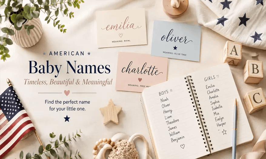 50 Timeless American Baby Names That Feel Classic and Cool